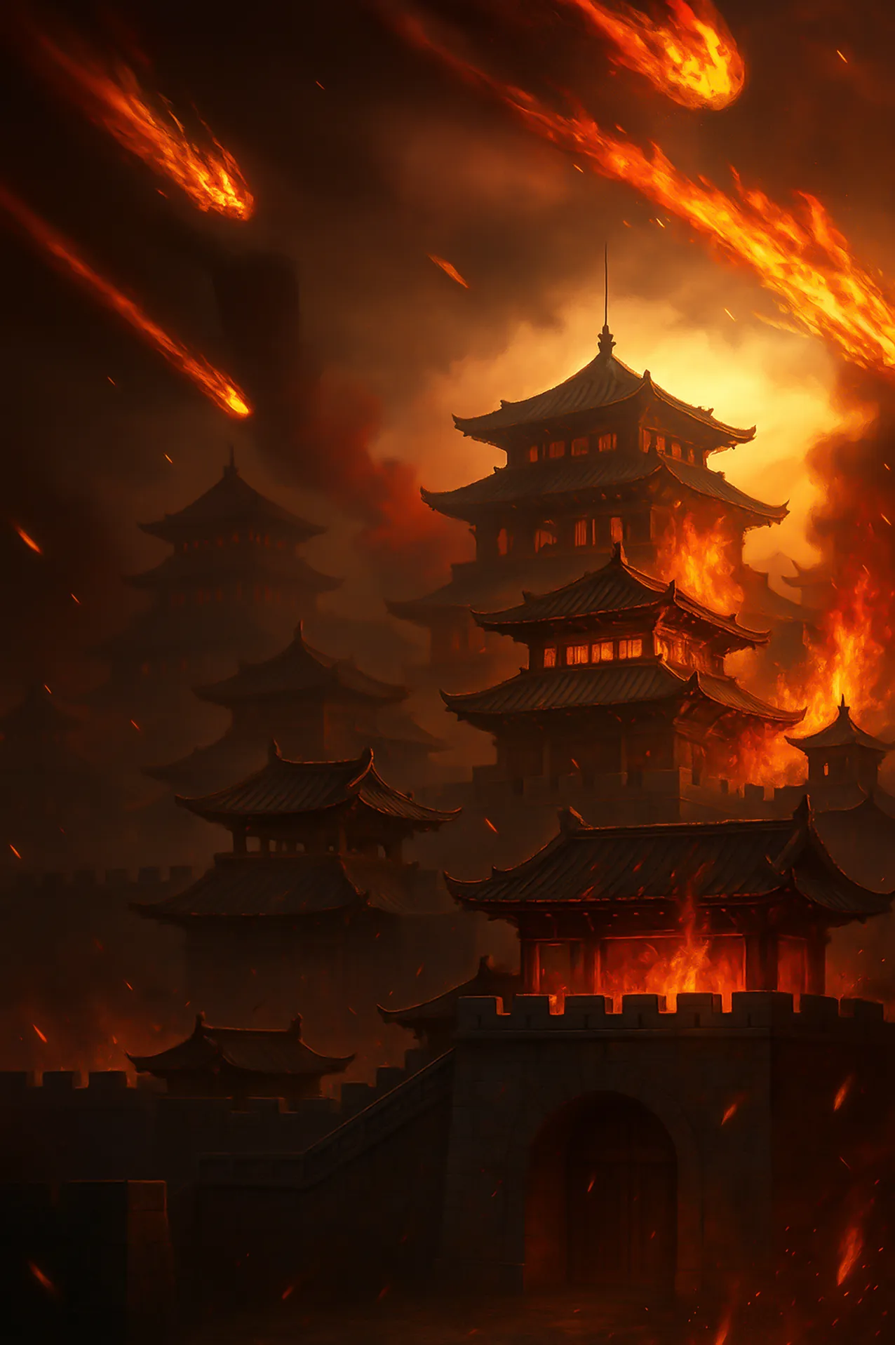 Cartoon Mountain Background